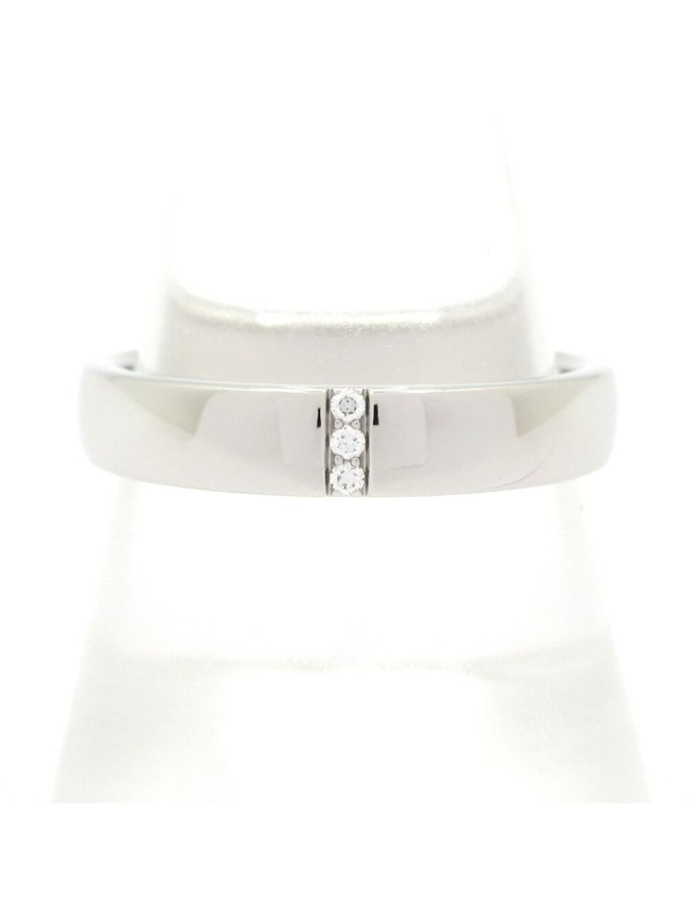 Harry Winston Ring Three Stone Band Diamond